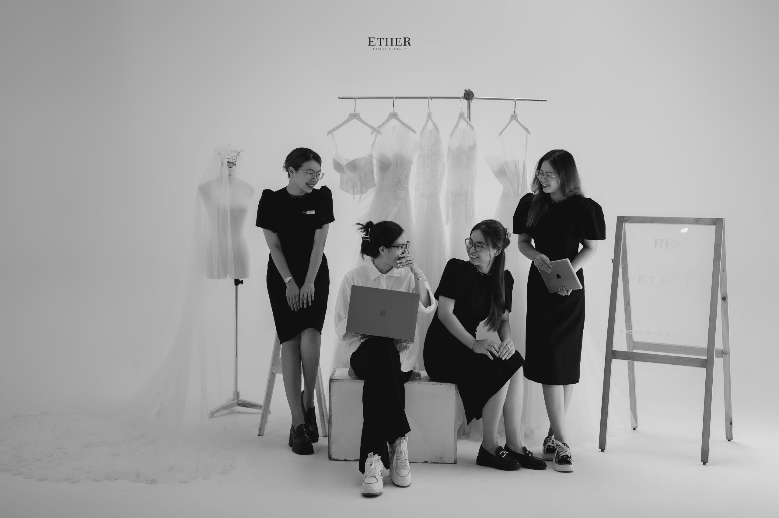 Dedicated and professional Ether Bridal staff, customer support