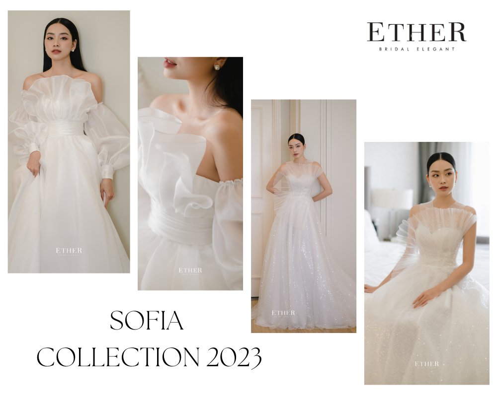 Vẻ đẹp của đại dương - Váy cưới thiết kế trong bộ sưu tập Sofia collection 2023