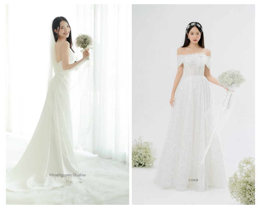 Những mẫu váy cưới đẹp hút hồn dành cho cô dâu siêu gầy